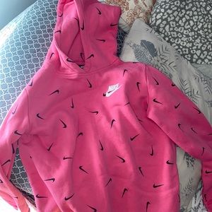 Pink & Black Nike sweatshirt